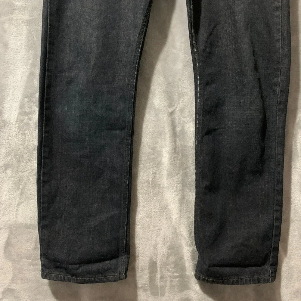 Levi's 514 Jeans Slim Straight Men's Black Denim Size 32x30‎